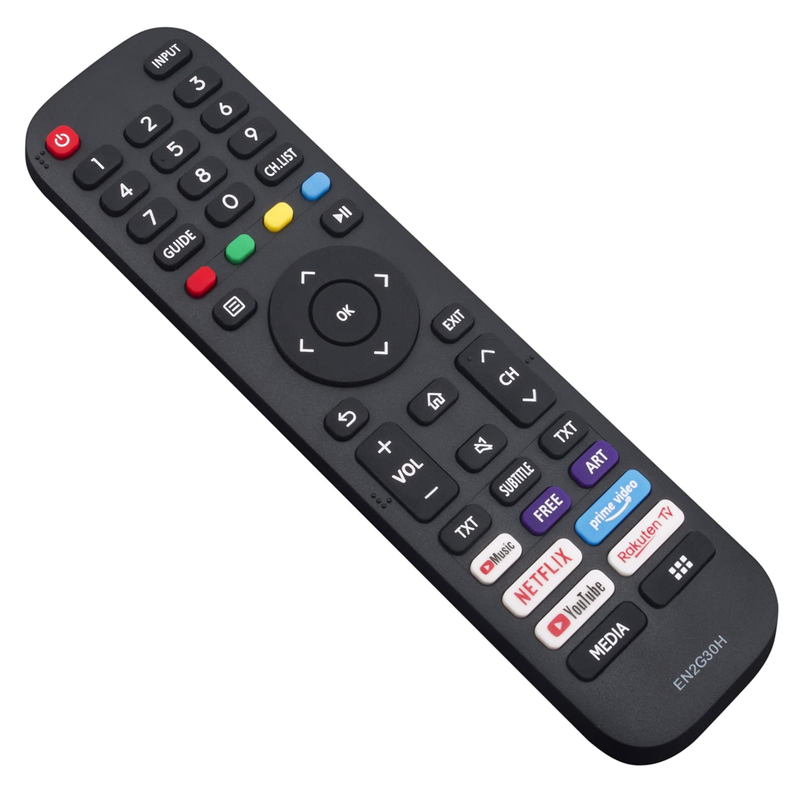 ALLIMITY Telecomando Sostitutivo Per TV Hisense - Modelli 65A7300F, 43A7500F, 50A7340F E Molti Altri - 4