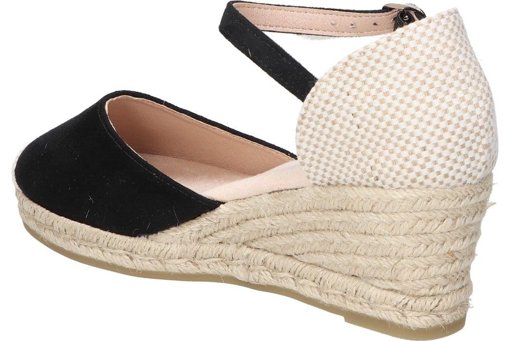 amarpies | Alpargatas Mujer – Sandalias de Cuña – Yutes con Hebilla – Espadrilles Estilosas – Cuña Alta y Cómoda – Versátiles – Modelo ACX26484