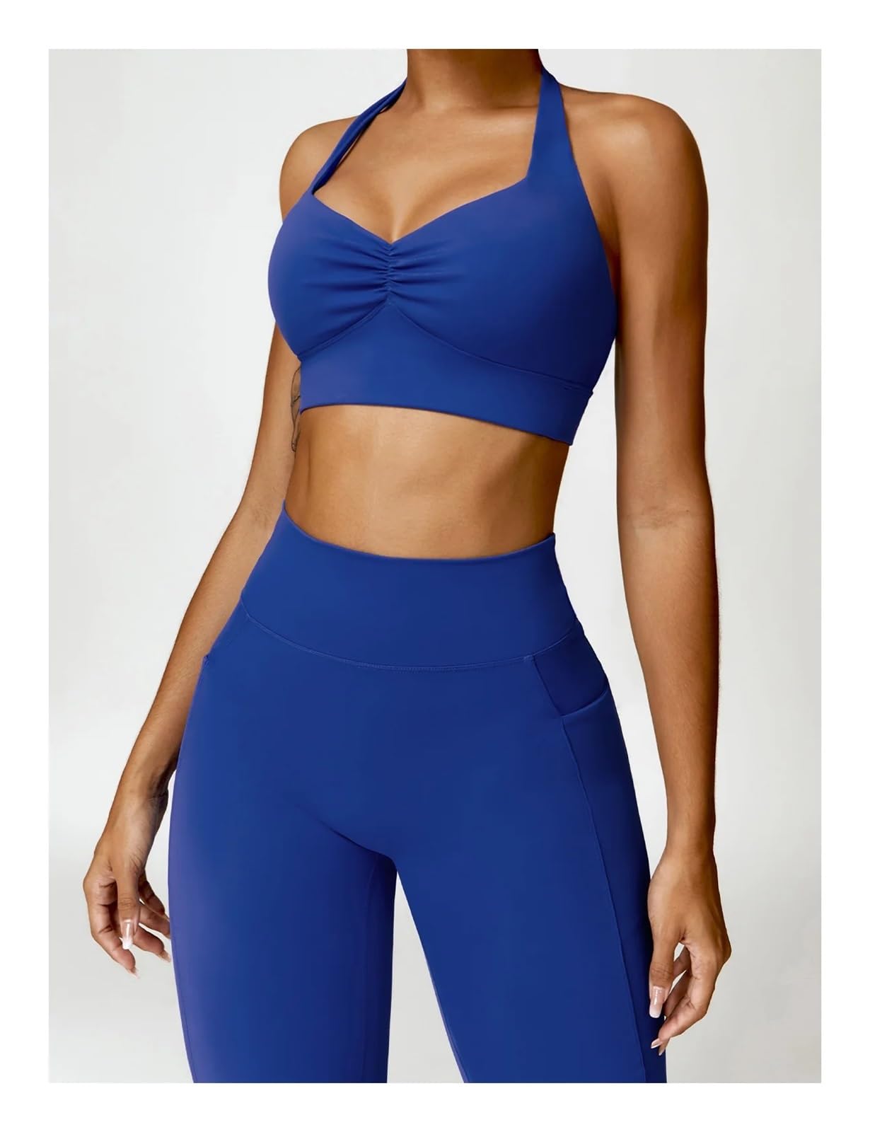 Pantaloni da Yoga da Donna Collant da Palestra Push up Leggings Sportivi da Donna Donna Che corre Fitness Allenamento Legging Abbigliamento da Yoga Femminile da Jogging(Aubergine,M)