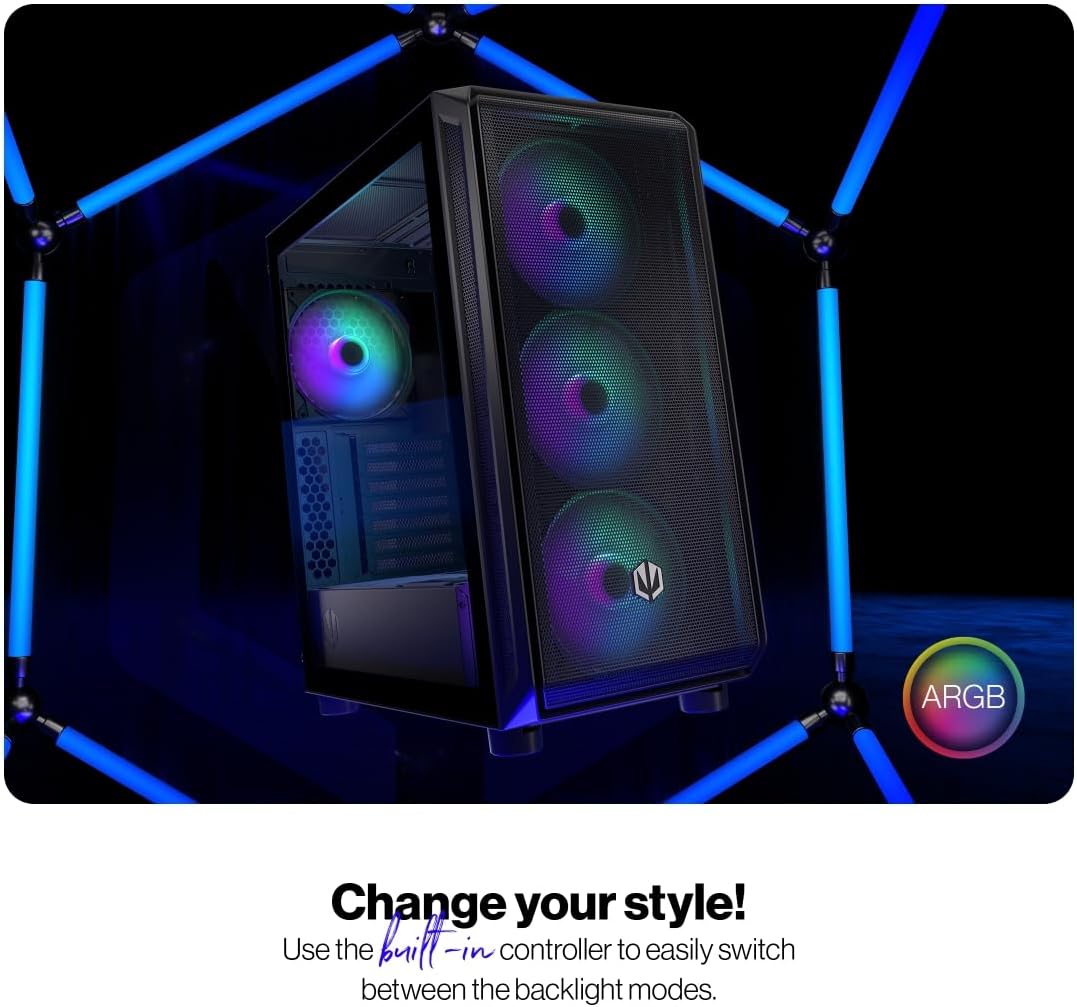 ENDORFY Arx 500 ARGB case with tempered glass side panel