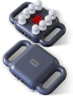 筋膜リリースガン Mocasa 筋膜リリース 筋肉リラックス 9段階強力振動 6種類のモード Type-C充電式 肩こり 全身リフレッシュ道具 静音 誕生日プレゼント女性 男性 父の日 母の日 日本語取扱説明書付き (8 ヘッド)