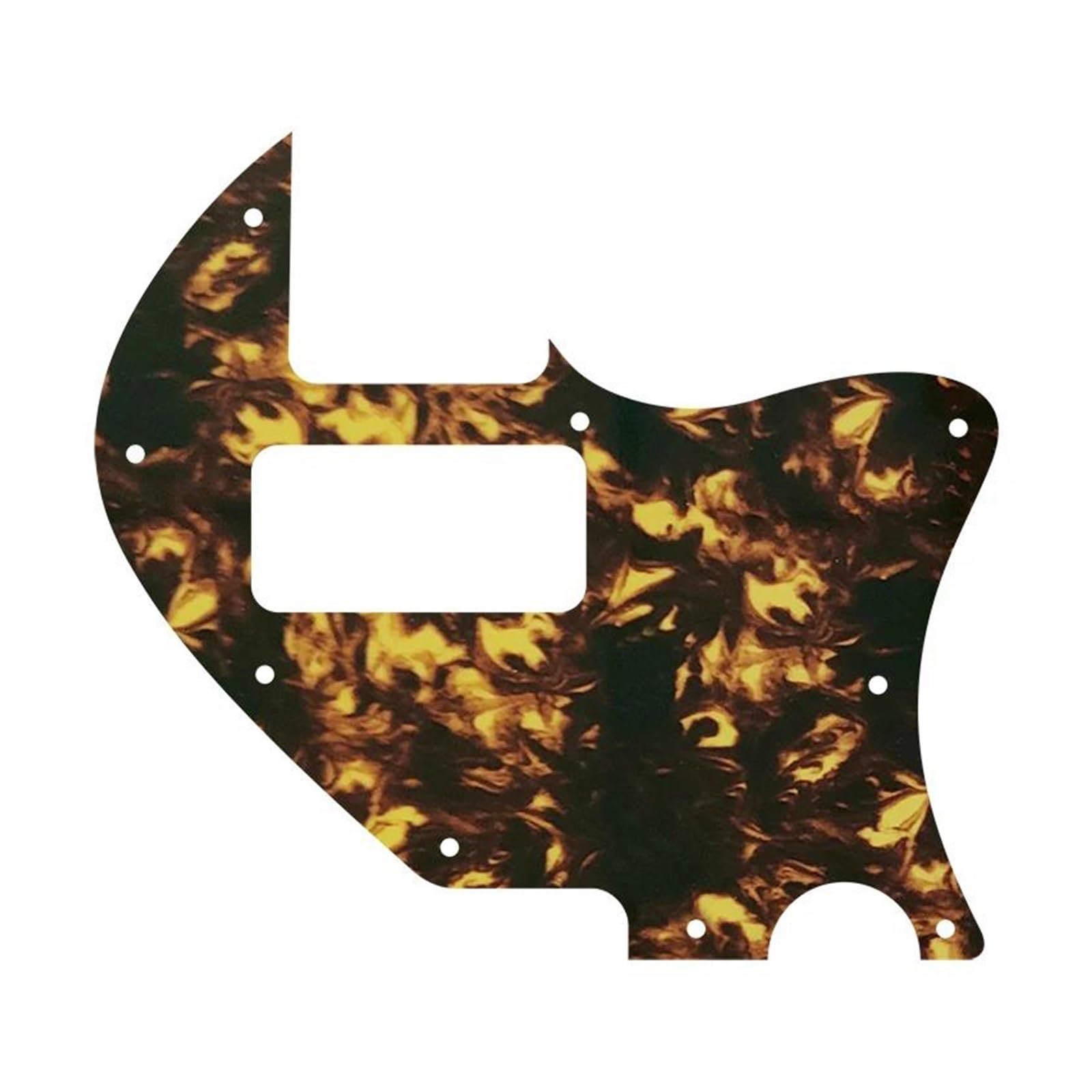 maskownica do gitary Części gitarowe do gitary Pickguard Scratch Plate Replacement Flame Scratch BackPattern(4Ply Flame print1)