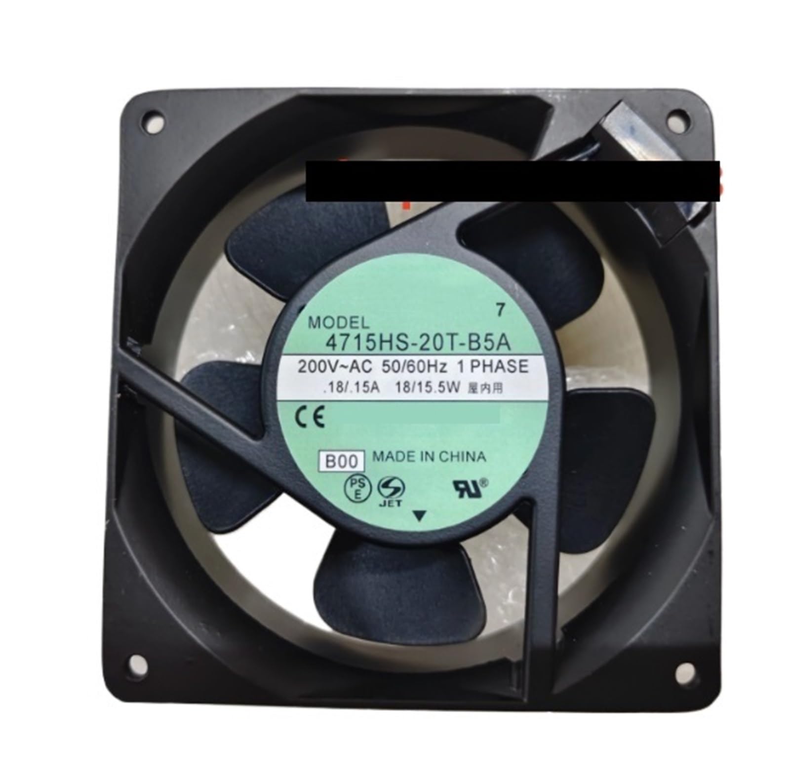 YMUGUEGH Fan 4715HS-20T-B5A 4715HS-20T-B5A-B00 4715MS-20T-B5A-B00 200VAC(4715HS-20T-B5A)