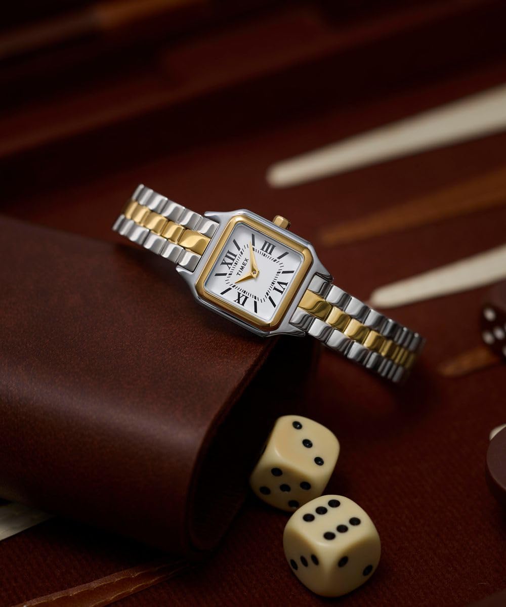Timex Mujer Analógico Cuarzo Reloj Trend Legacy Addison con Correa de Acero Inoxidable