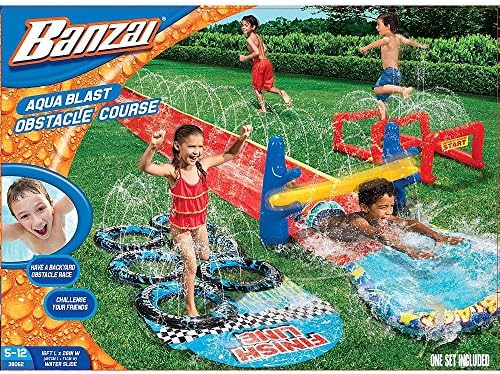 Banzai Aqua Blast Obstacle Course By Banzi