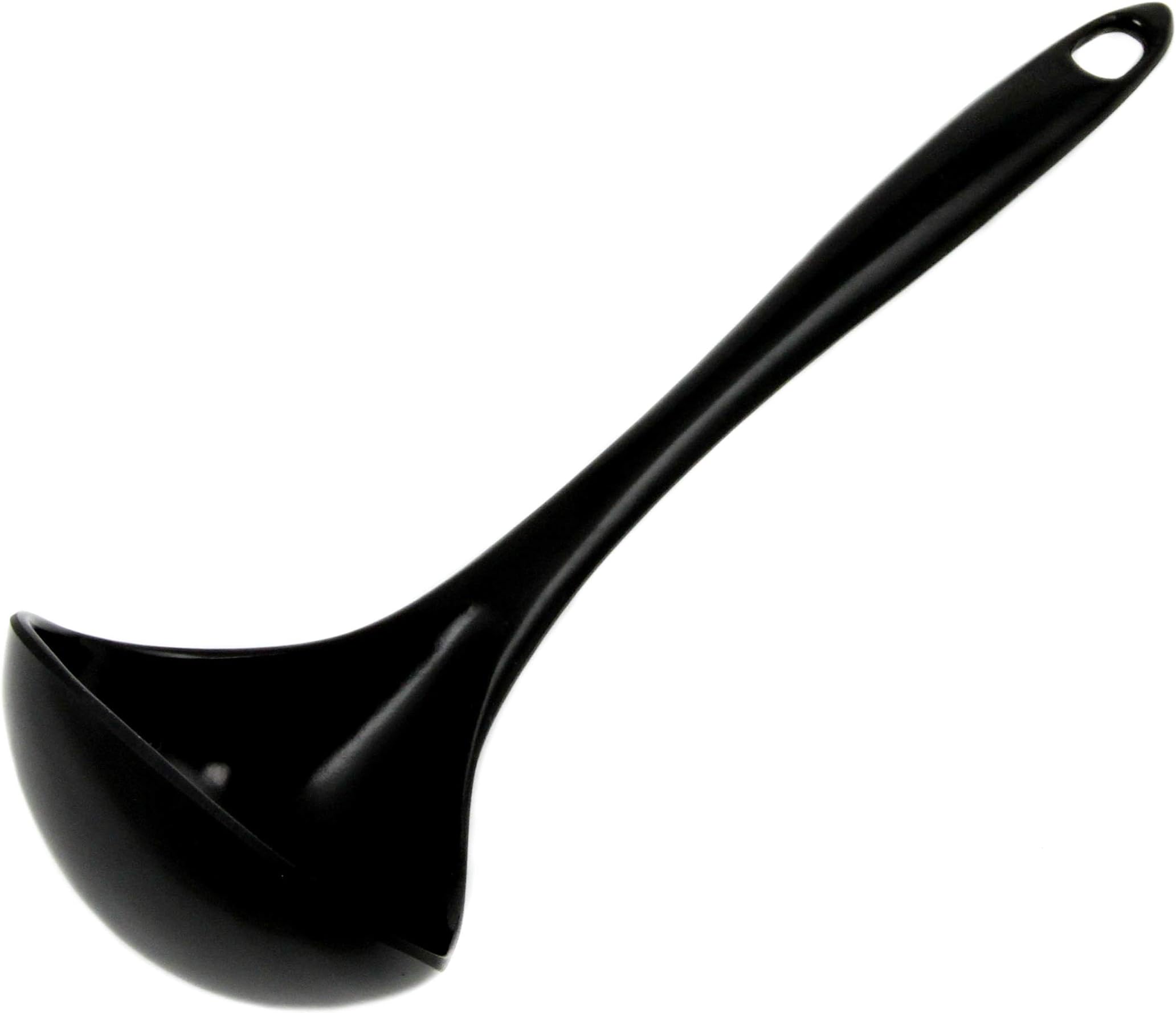 Chef Craft18860 Cooking Ladle, Melamine, Black