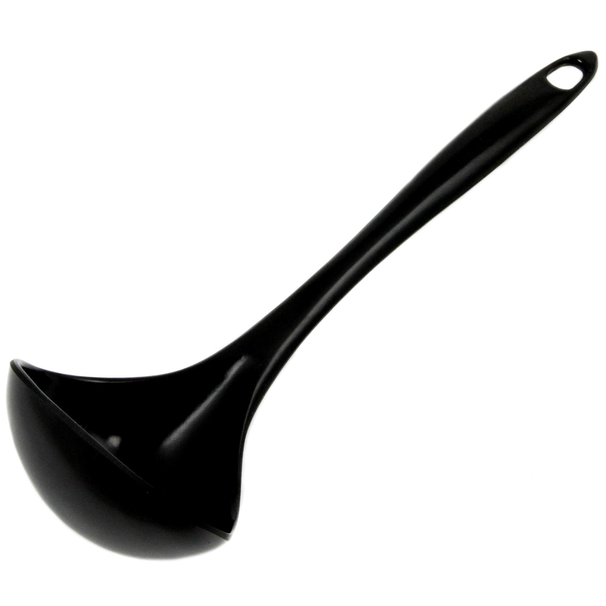 Chef Craft18860 Cooking Ladle, Melamine, Black