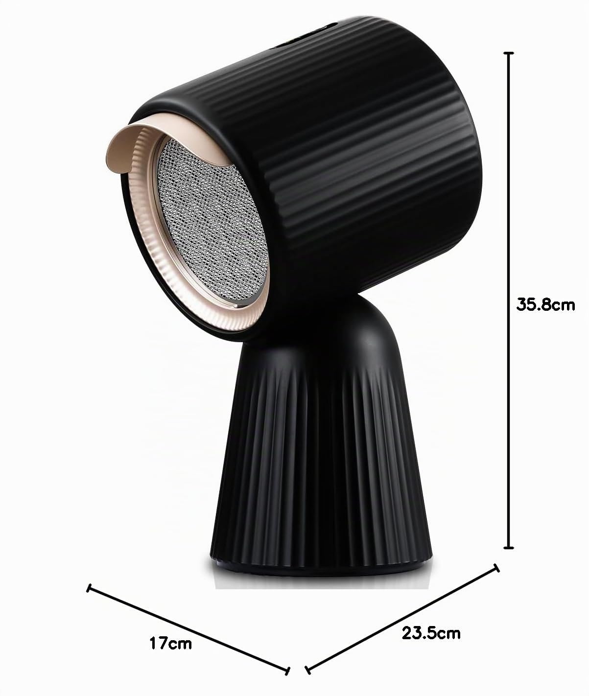 SNDOAS Cappa Aspirante Portatile, Cappa Cucina Senza Tubo di Scarico con Potenza di Aspirazione 180 m³/h, 3 Livelli di Potenza, Ricircolo con Filtro a Carbone, per Casa, Piccole Cucine, Camper