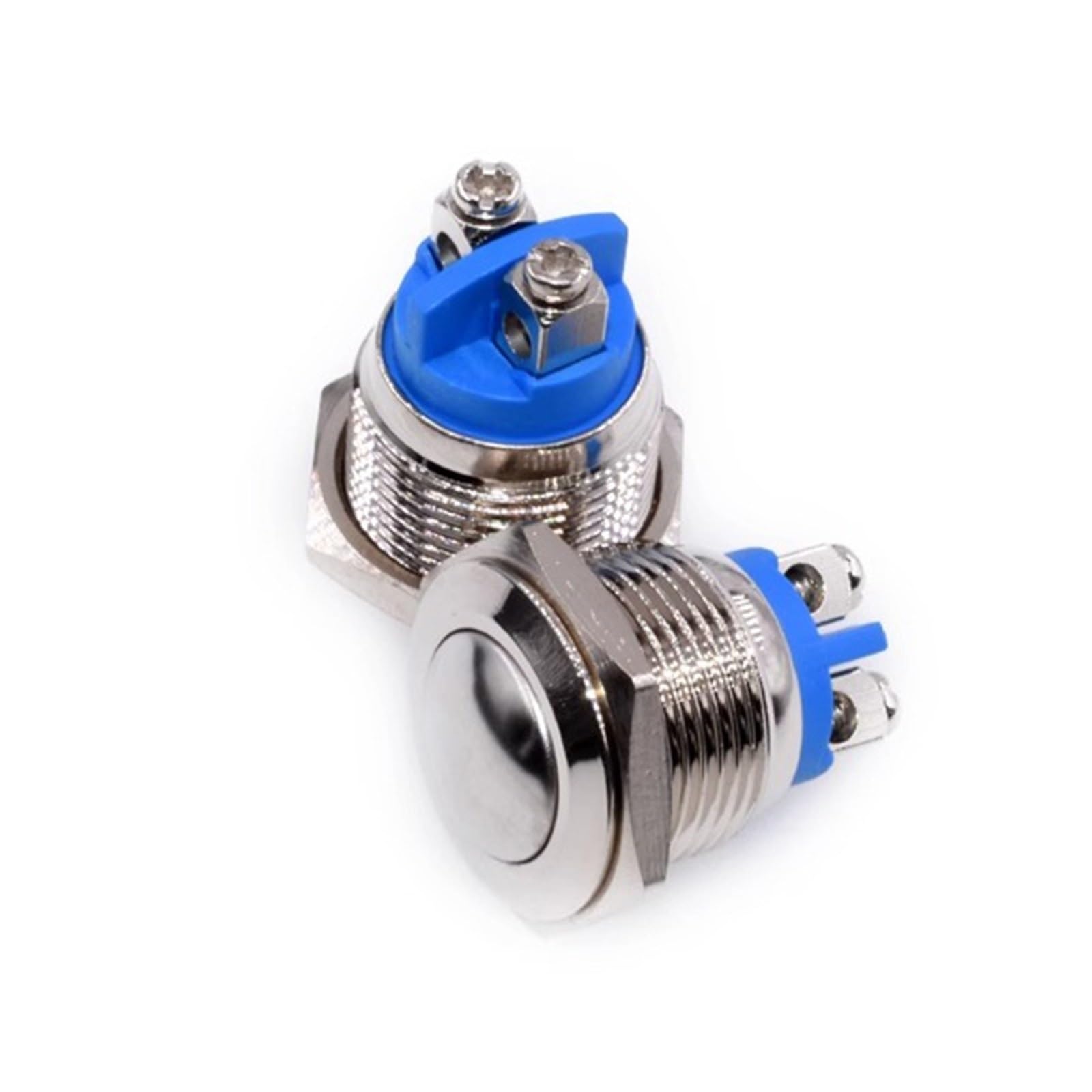 5 szt. 16 mm chwilowy reset metalowy przełącznik przyciskowy (okrągła głowica, 20 szt.)