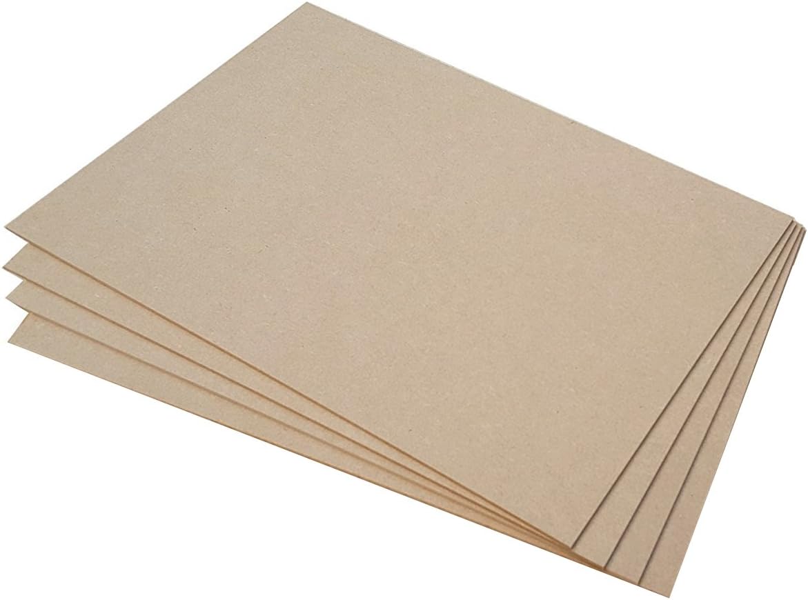 Amit Stationery Point 3mm MDF Board [ 16" x 12" ] Pack of 4Pcs