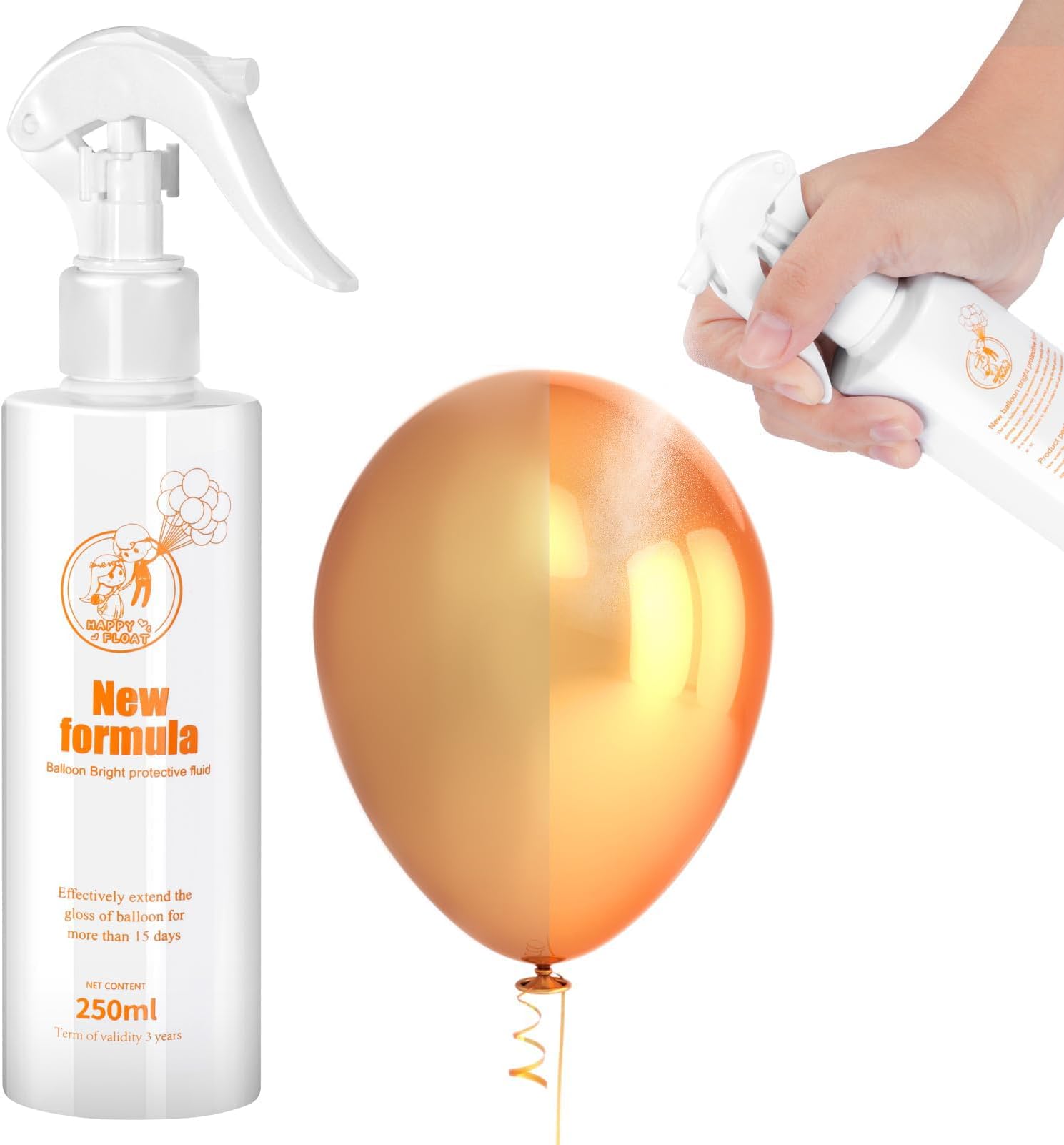 NALACAL Balloon Shine Spray, High Gloss Balloon Shining Solution for Long-Lasting Glow, Enhance Balloon Shine for Garlands, Parties, and Events