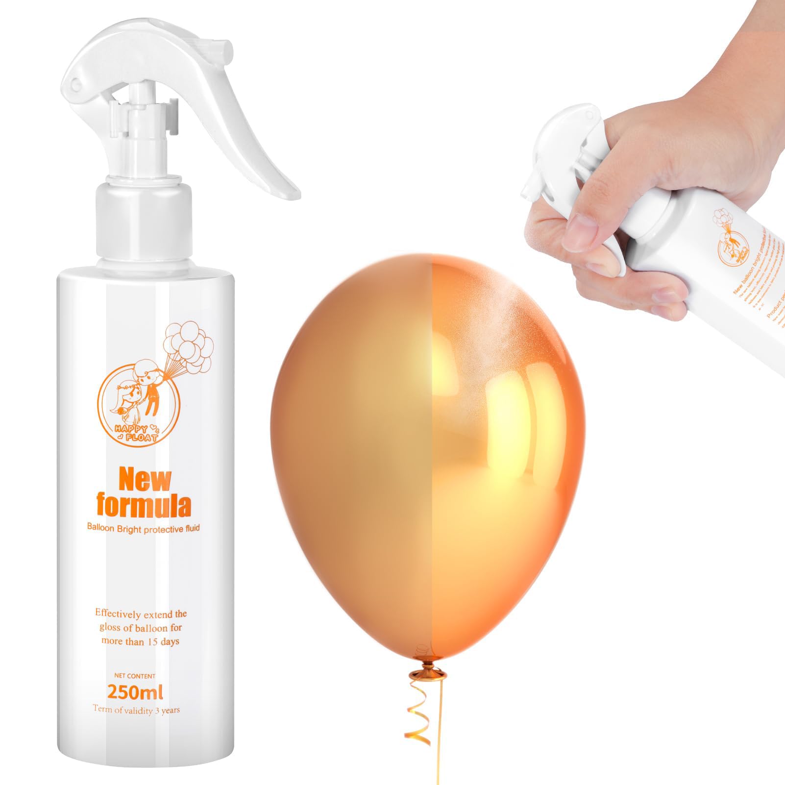 NALACAL Balloon Shine Spray, High Gloss Balloon Shining Solution for Long-Lasting Glow, Enhance Balloon Shine for Garlands, Parties, and Events