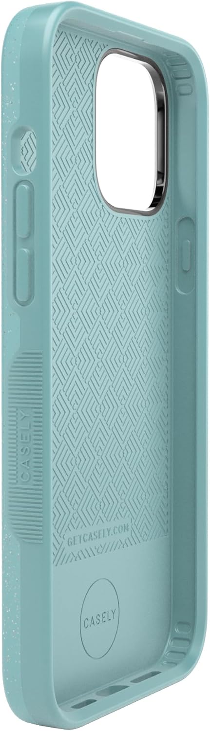 Casely iPhone 13 Pro Case | Aquamarine | Ocean Blue Shimmer | Bold Protective Design | Compatible with MagSafe