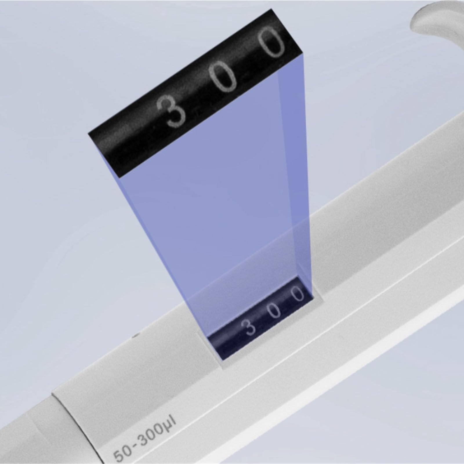 Pipeta Micropipeta Mecánica De Ocho Canales. Pipeta Manual Multicanal Volumen Ajustable para laboratorio(0.5-10ul)