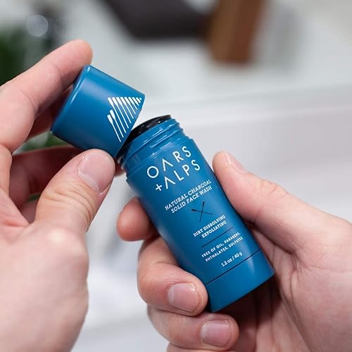 Miniatura 3 de Oars + Alps Lavado facial sólido carbón, 2 unidades