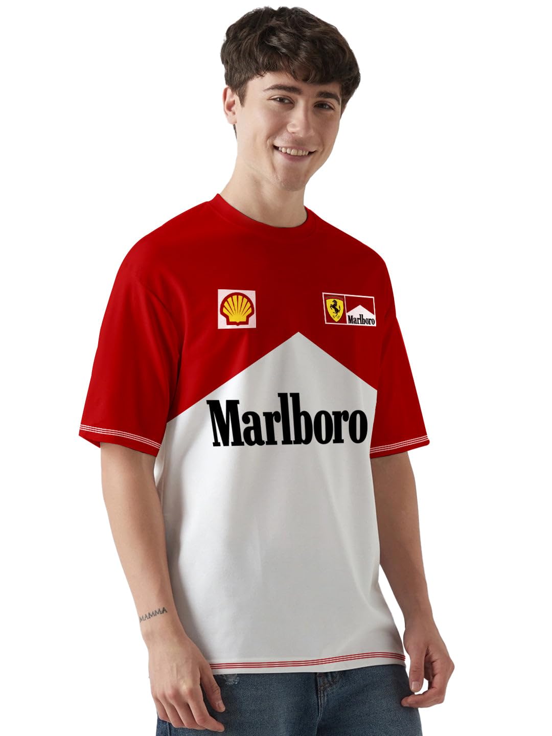 Marlboro Oversized T-Shirt - Multi Color-image-22