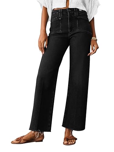 KUNMI Jeans for Women Wide Leg Baggy High Waist Boyfriends