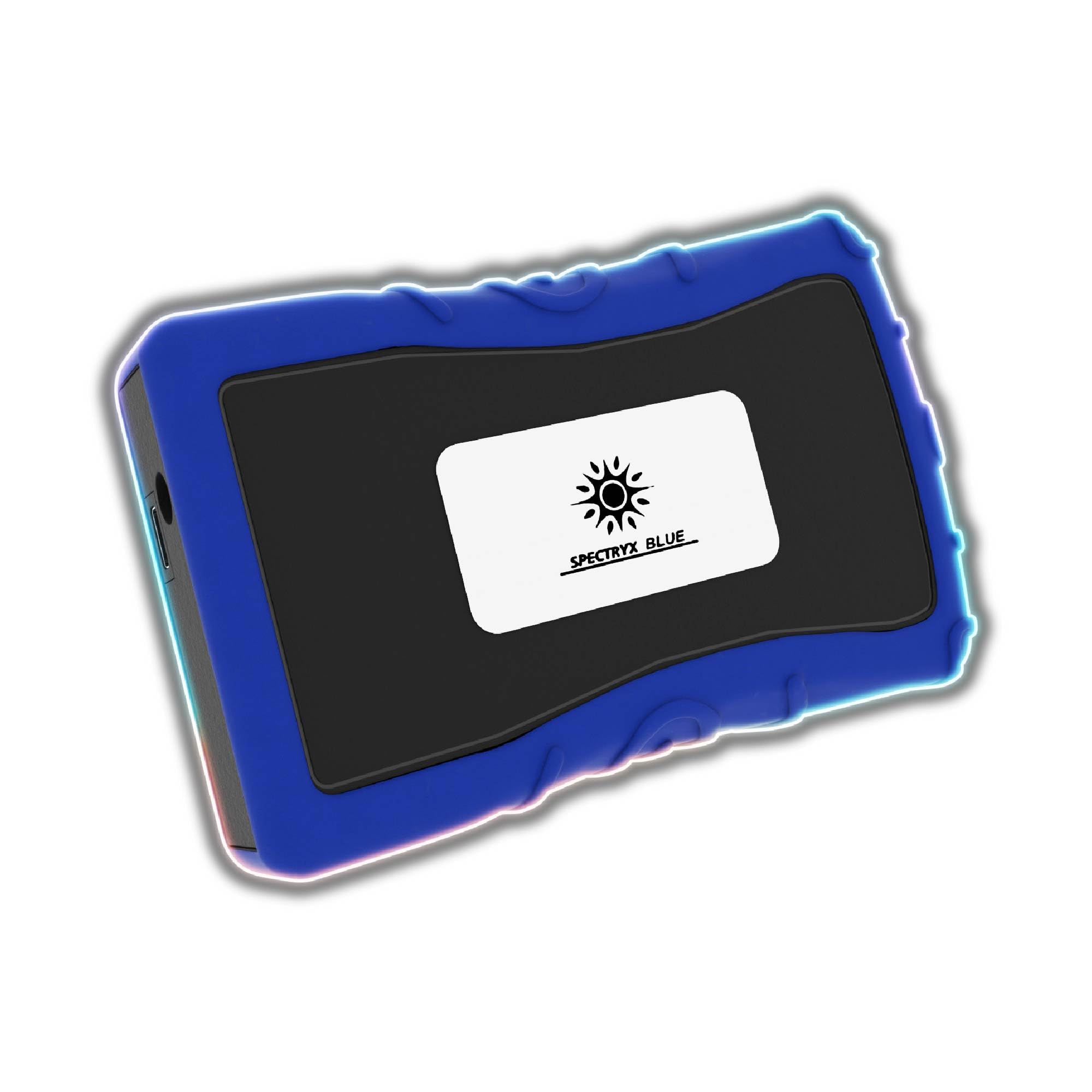 Generic Spectryx Blue Mobile Educational Spectrometer - Bluetooth-Enabled, High Precision 350-850nm Wavelength, Portable for Gemstone Identification, Fluorescence, Chemistry Labs with CMOS Sensor