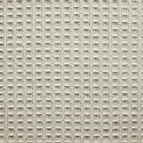 Image of Modern Threads 100% Cotton Waffle Thermal Blanket, Oatmeal, Twin /Twin XL