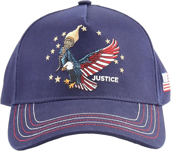 Image of Freedom-Eagles Hat, American Flag Trucker Hat, Snapback Mesh USA Flag Baseball Caps
