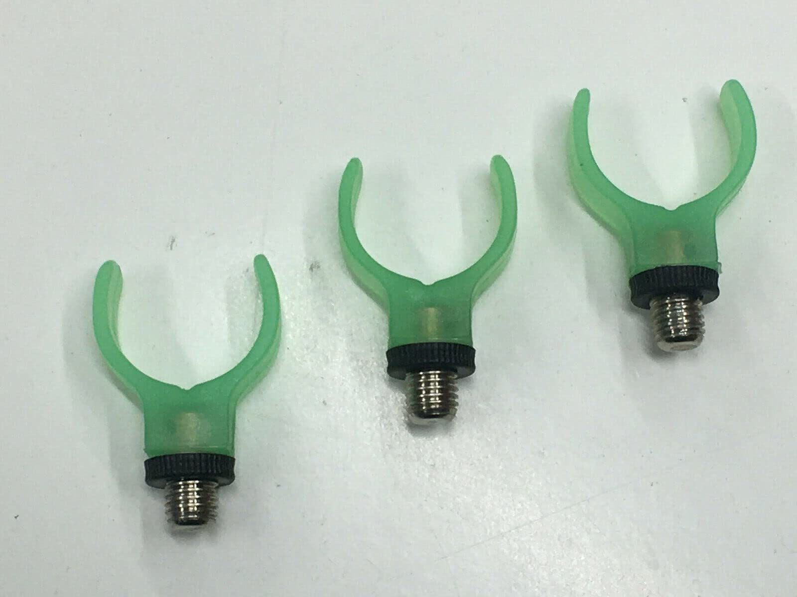 Tmc Green 3 X Hard Plastic Horseshoe Rod Butt Rests. Coarse/Carp/Pike.