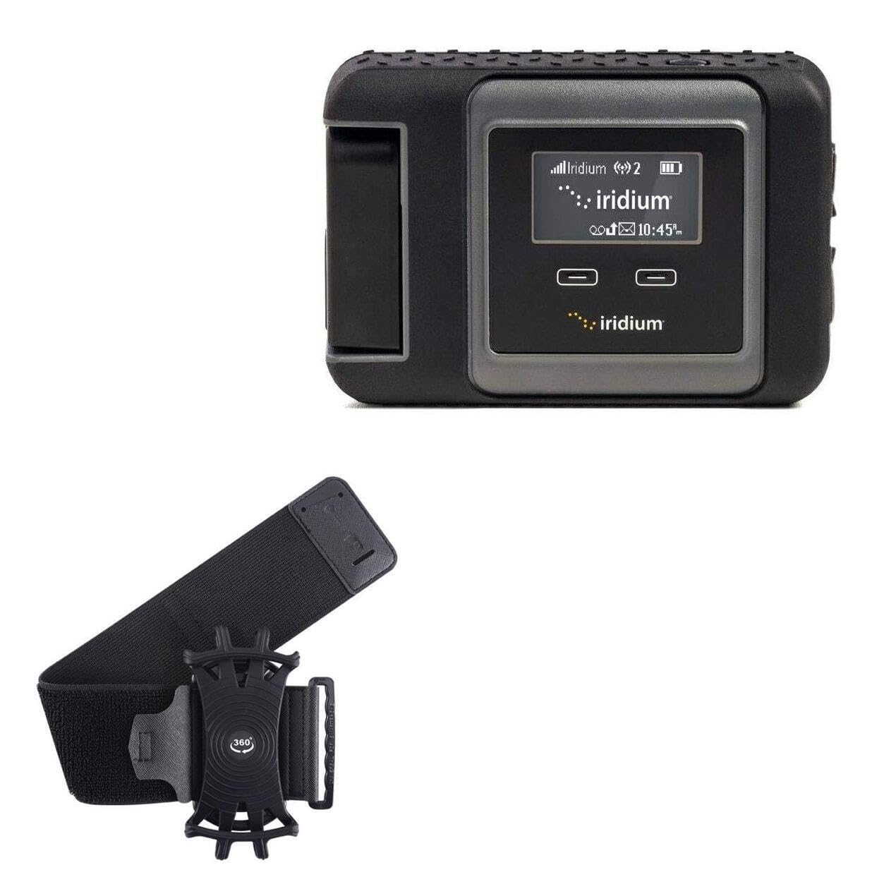 BoxWave Holster Compatible with BlueCosmo AHKT1301 - ActiveStretch Sport Armband, Adjustable Armband for Workout and Running - Jet Black