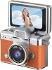 Compact key holder digital camera with 180° screen built-in art video camera for students, beginners and photographers