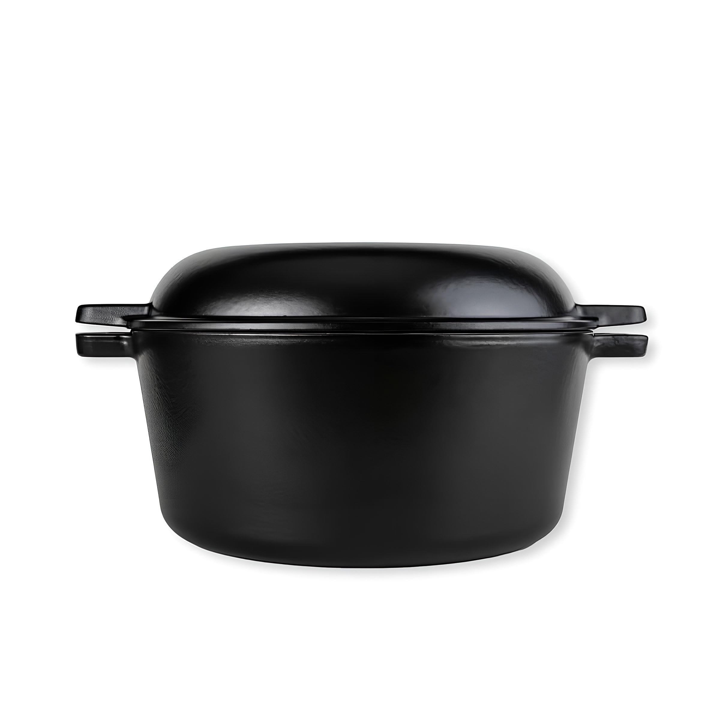 Marcel Paa Gusseisentopf 26,5 cm – Emaillierter Brotbacktopf 4,8 L für Brote bis 1 kg – mit Deckel – für Induktion Backofen & alle Herdarten