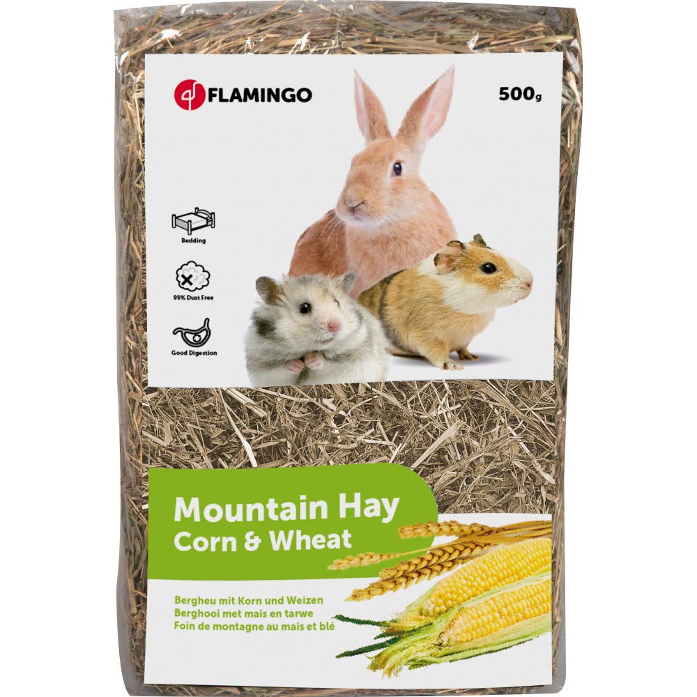 FlamingoMOUNTAIN HAY WHEAT AND MAIZE 500G