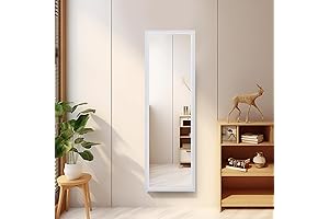 Beauty4U Rectangle Mirror Full Length Wall Mounted Hanging for Home Dorm Room...