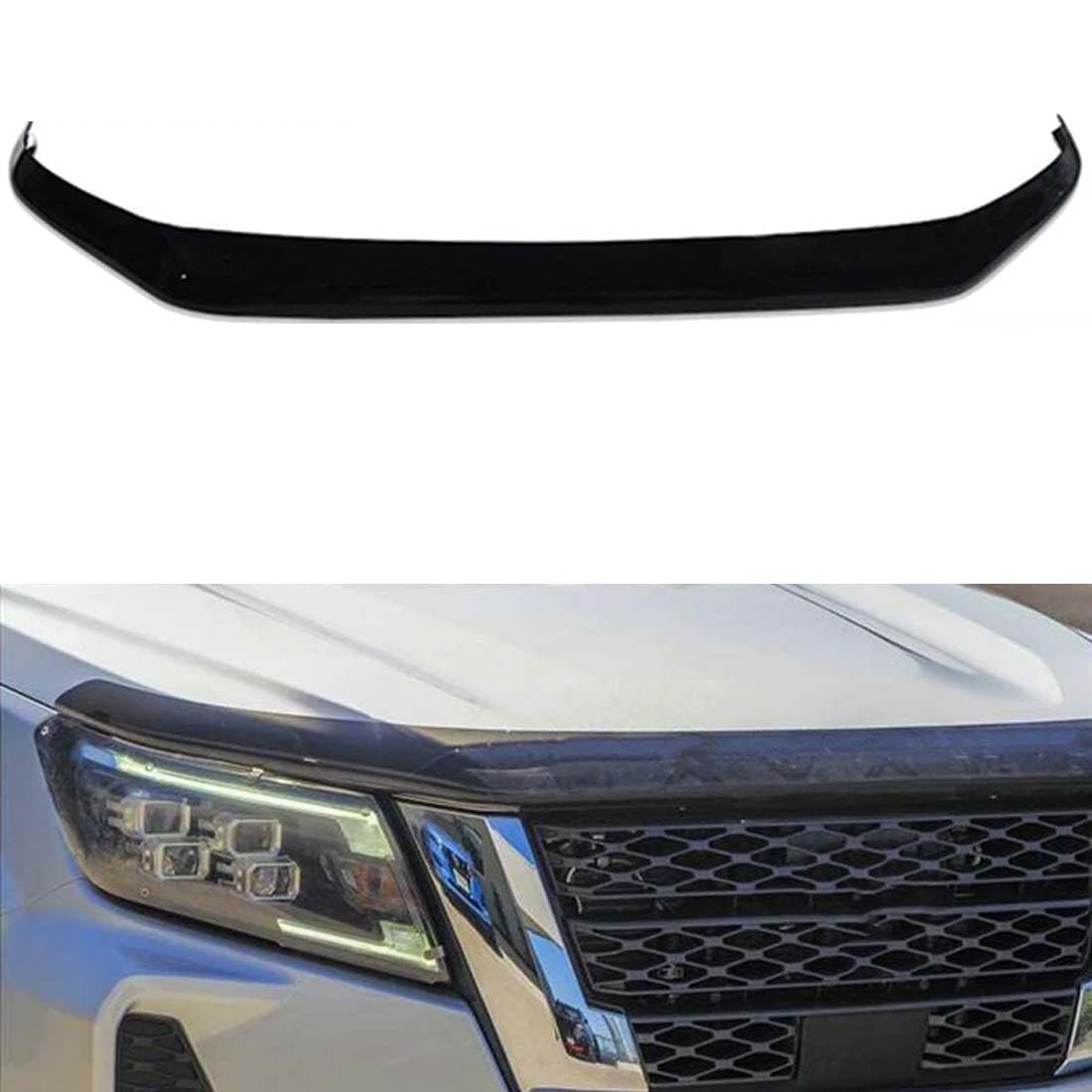 Déflecteurs de bonnet robustes pour Nissan Navara NP300