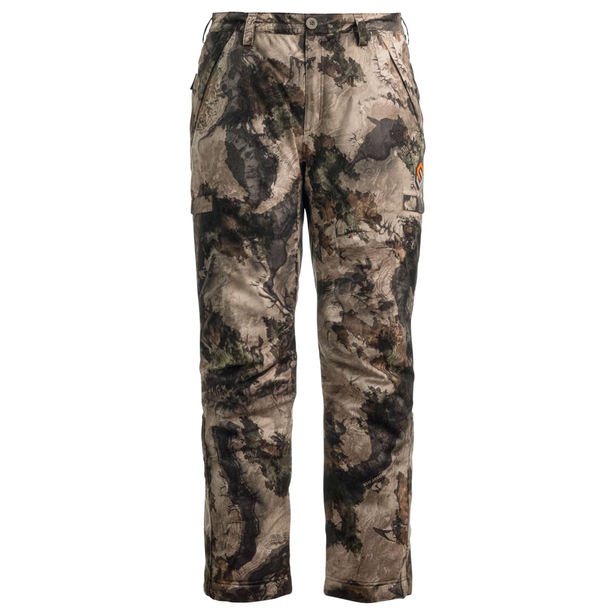 ScentLok Morphic V2 Waterproof Pants, Camo Windproof Hunting Clothes for Men (Mossy Oak Terra Gila, Medium Tall)