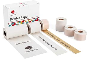 Phomemo Premium Printer Paper M02, The Multi-Functional Choice for Your M02 Pro/M02S Mini Printer