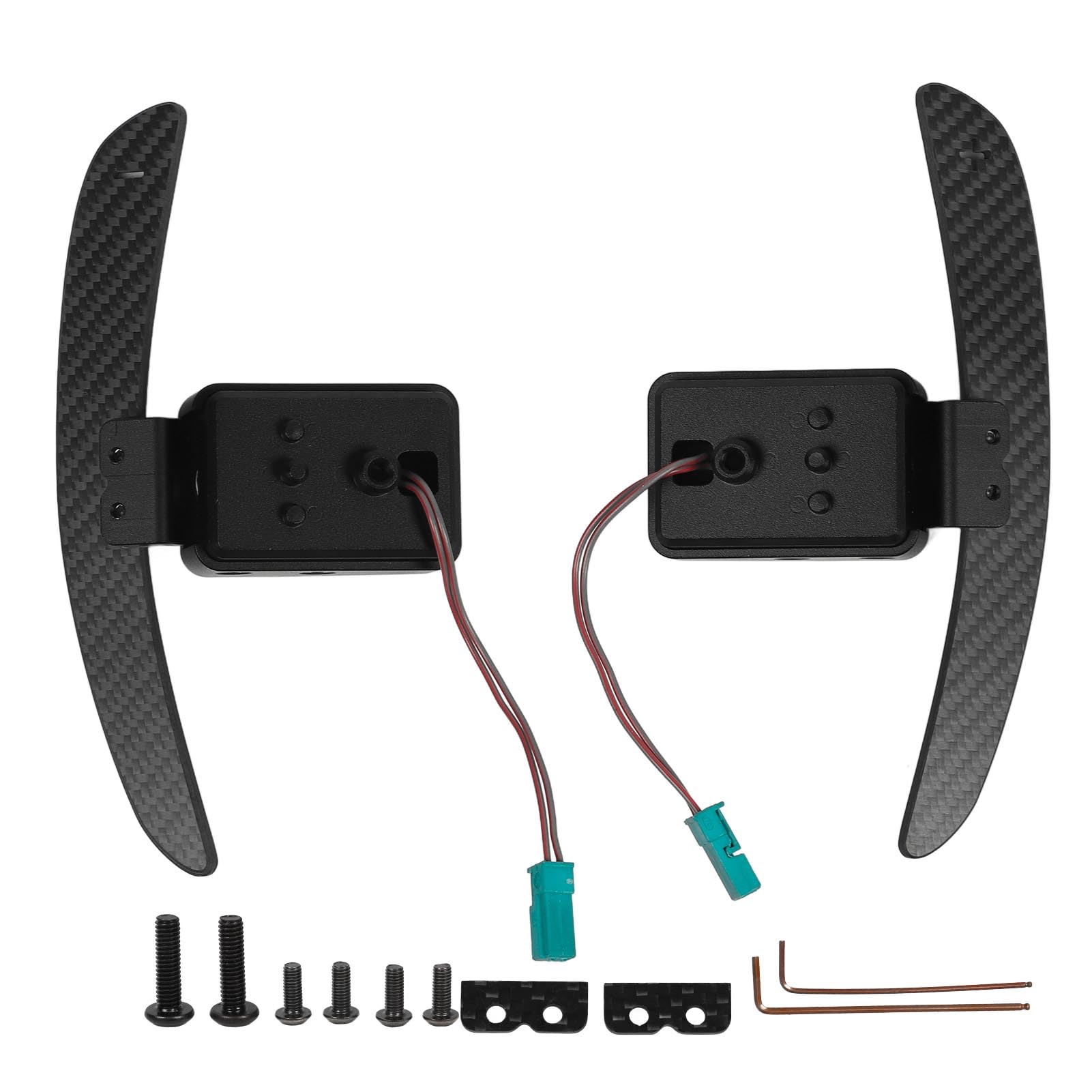 Leva de de Volante Magnética Fibra de Carbono 14cm | Extensiones de palanca de cambios, aleación de metal y fibra de carbono, de marchas interior, ajuste para vehículos G42