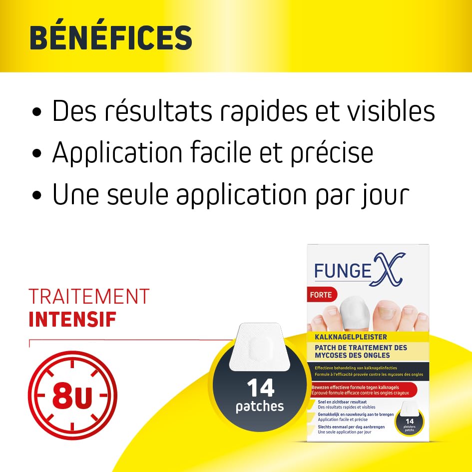 Patch de traitement des mycoses des ongles | Mycose des ongles | Alternative à la crème antifongique | Traitement du pied d'athlète