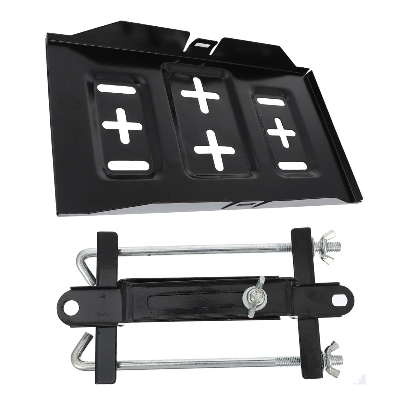 Support Fixation Batterie Voiture Antirouille Maintien Sécurisé pour Batteries Automobiles Résistant et Stable Adapté Transport Conduite