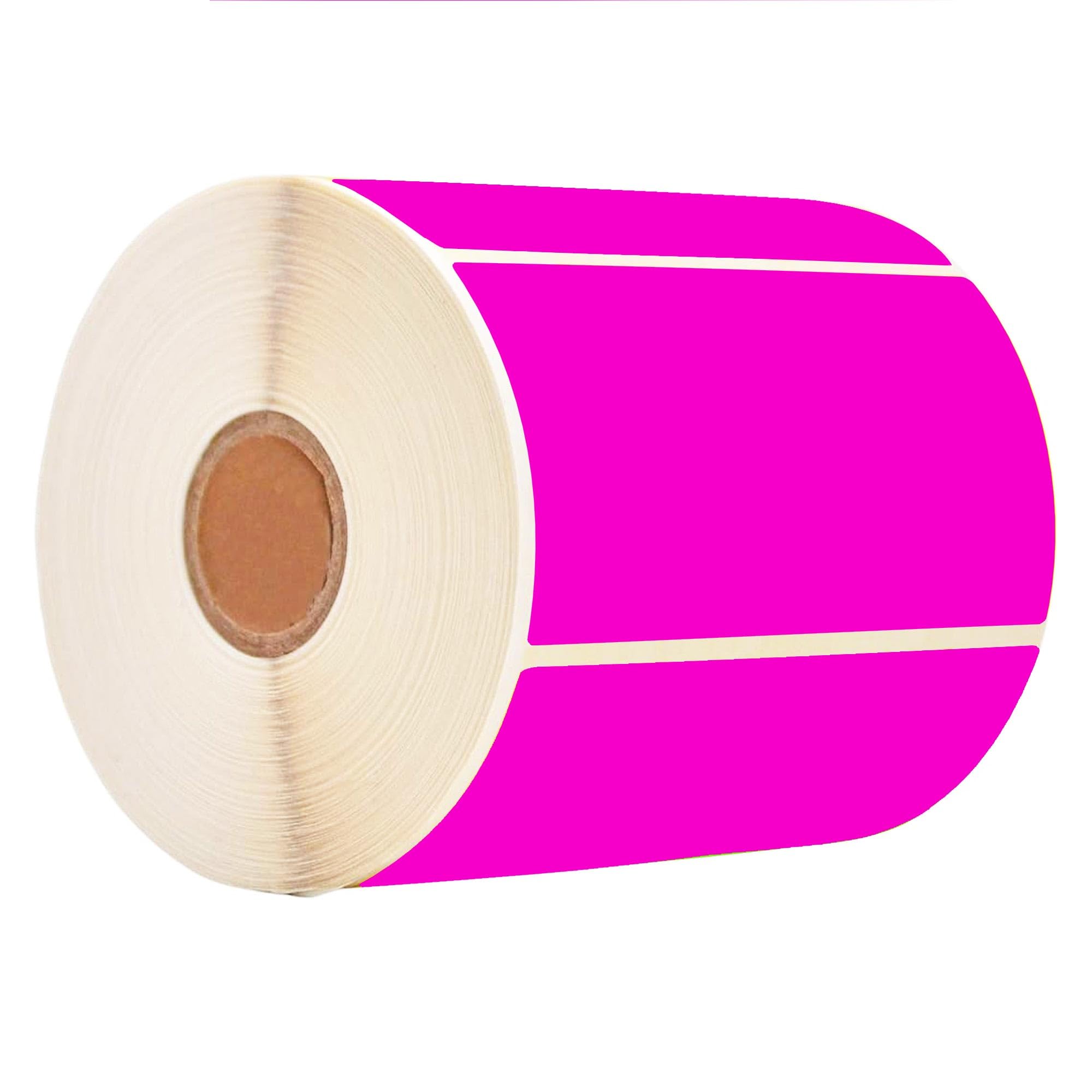 Well Tile Rectangular Pink Color Coding Label Stickers 2 x 3 Inch Color ...