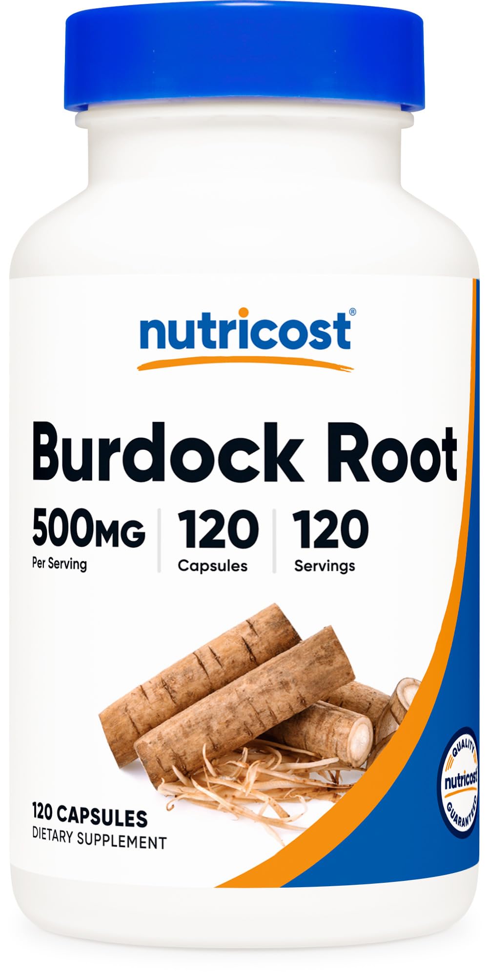 Nutricost Burdock Root 500mg, 120 Capsules - Gluten Free, Non-GMO, Vegetarian Friendly