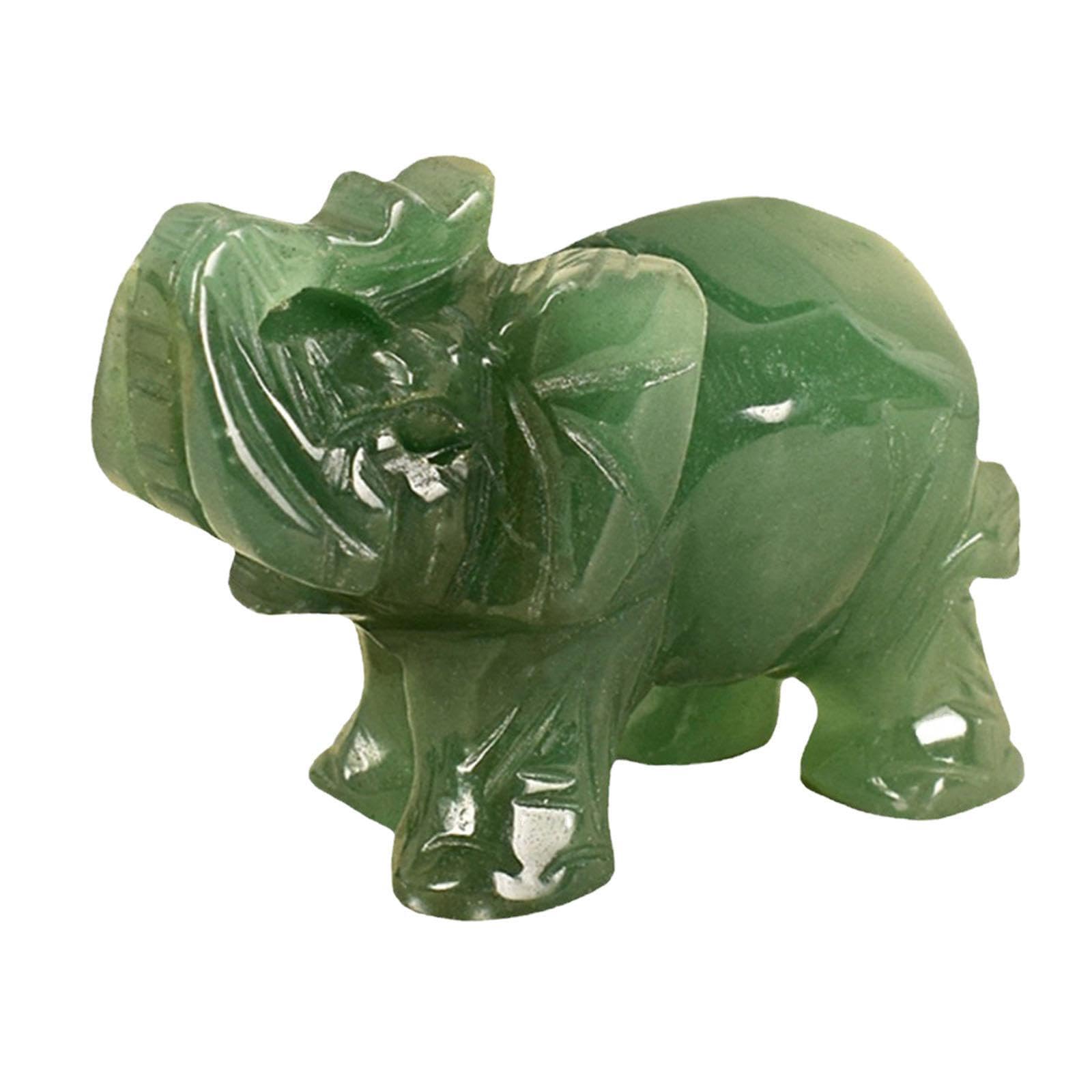 TWISAXC Elegant Elephant Sculpture Mini Figurine Exquisite Craftsmanship Gift For Desk Cabinet Living Room Wedding Party Tabletop Cabinet Bookshelf Decorative Statue Gift