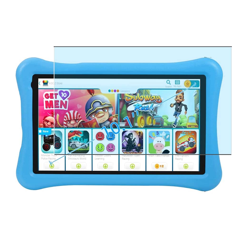 Vaxson2-Pack Anti Blue Light Screen Protector, compatible with AWOW Funtab 1001 kids 10.1" Tablet, TPU Guard Film Protectors Sticker [NOT Tempered Glass Case Cover ]