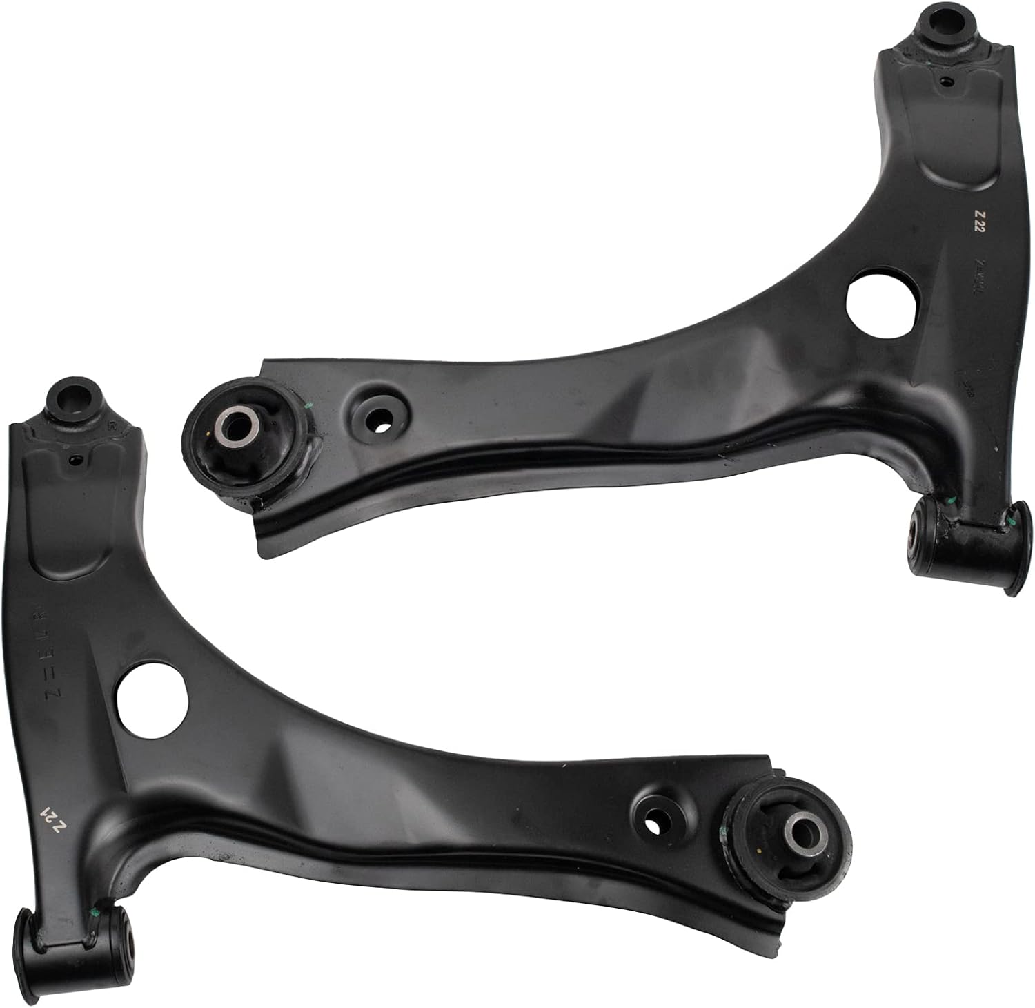 TRQ Front Lower Control Arm Set Compatible with 2015-2019 Ford Transit-150 Transit-250 Transit-350 Transit-350 HD PSA60144
