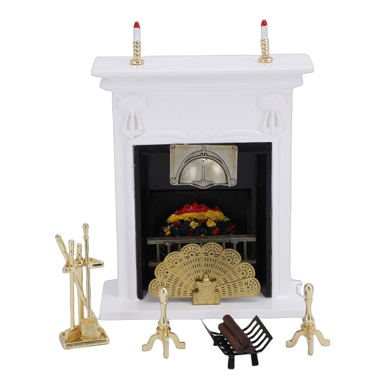 Generic Accessori in Miniatura per Caminetti per Box/Cover delle Bambole 1:12 per Micro Mobili, Decorazioni per la Casa in Miniatura Essenziali per Ragazze e Ragazzi
