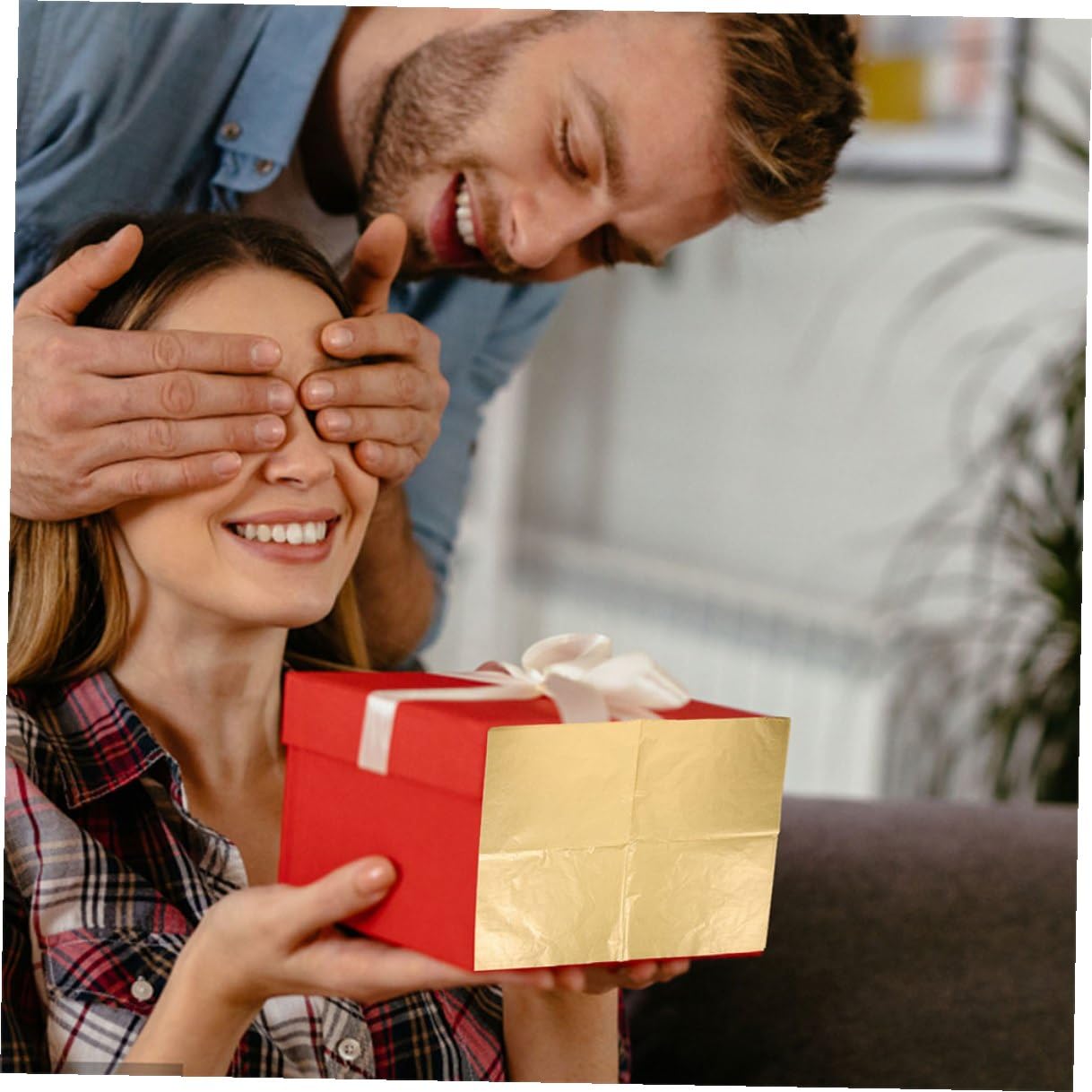 Hemobllo 50 fogli Carta Velina Dorata per Confezioni Regalo e Fiori Carta da Imballaggio Resistente e Traspirante per Bouquet Feste e Eventi