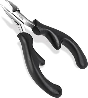 RIMEI Toenail Clippers for Thick Ingrown Nails - Podiatrist Recommended Sharp Curved Blade for Men Seniors