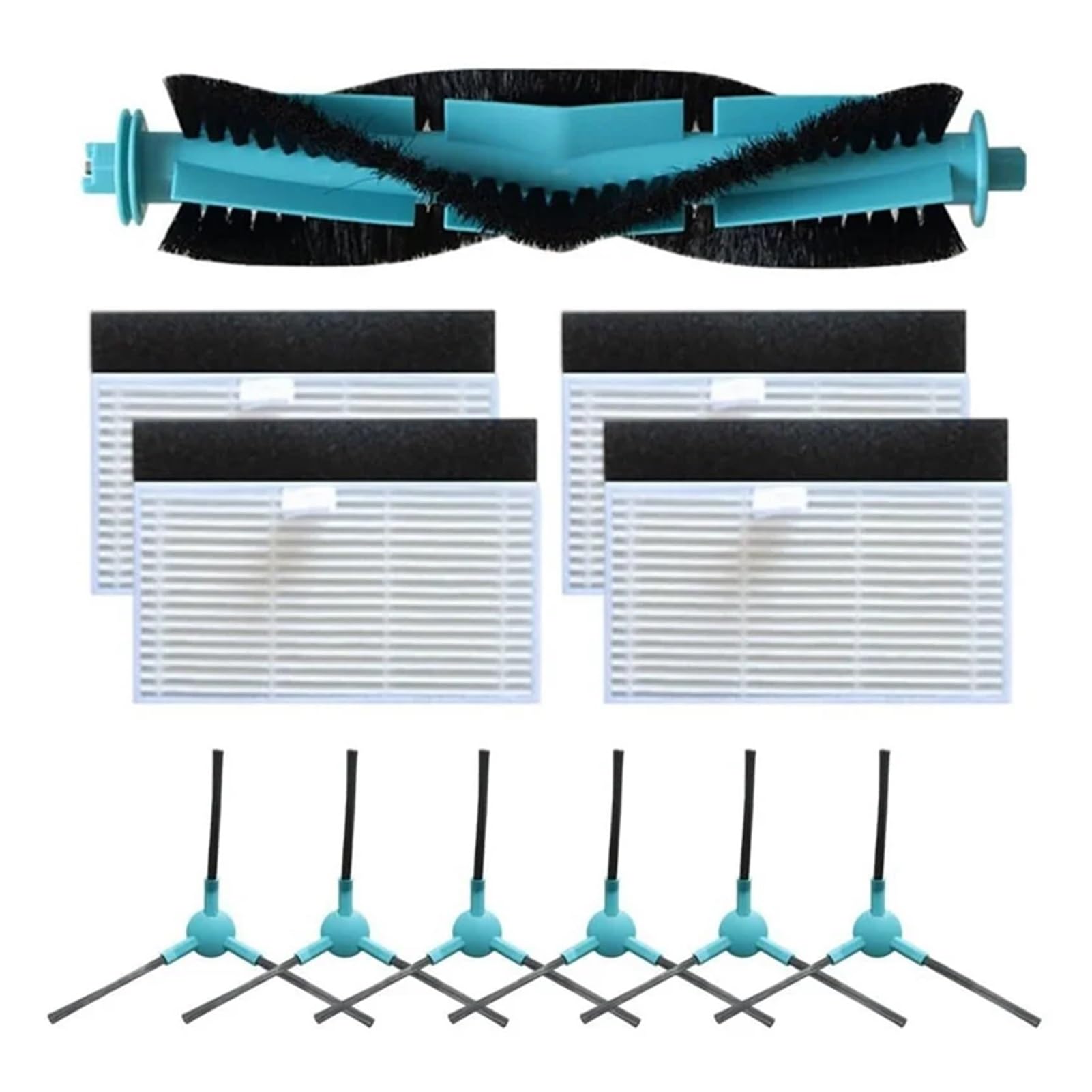 Compatible for Ultenic T10 Lite Robot Vacuum, ASWUT Main Side Brush and HEPA Filters Replacement Kit