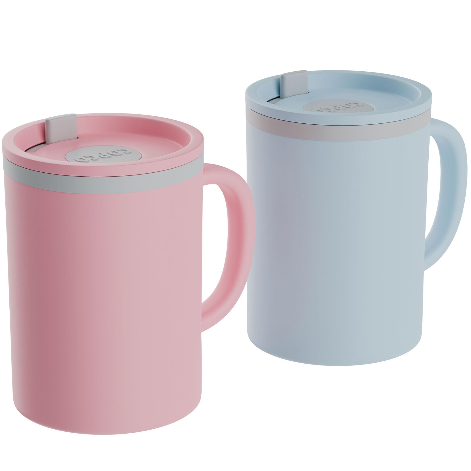 Amazon.com | Copco Iconic 16oz Double Wall Insulated Desk Mug with