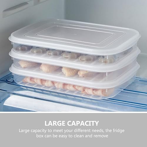 Miniatura 7 de Kichvoe Bacon Keeper Deli - Recipientes de plástico para almacenamiento de alimentos con tapas, contenedor de preparación de comidas para