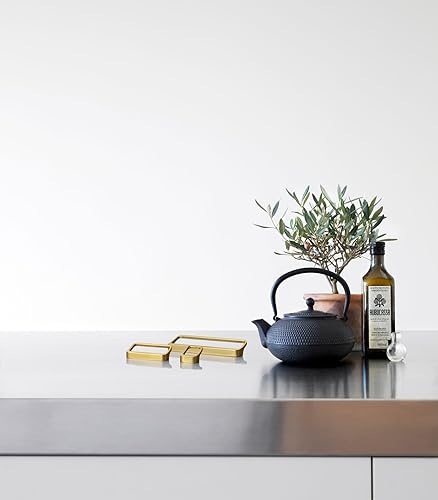 Miniatura 9 de Goo-Ki - Agarraderas color latón antiguo con agujero central de 5 pulgadas, fabricadas con aleación de zinc, estilo retro, para cajones, armario,