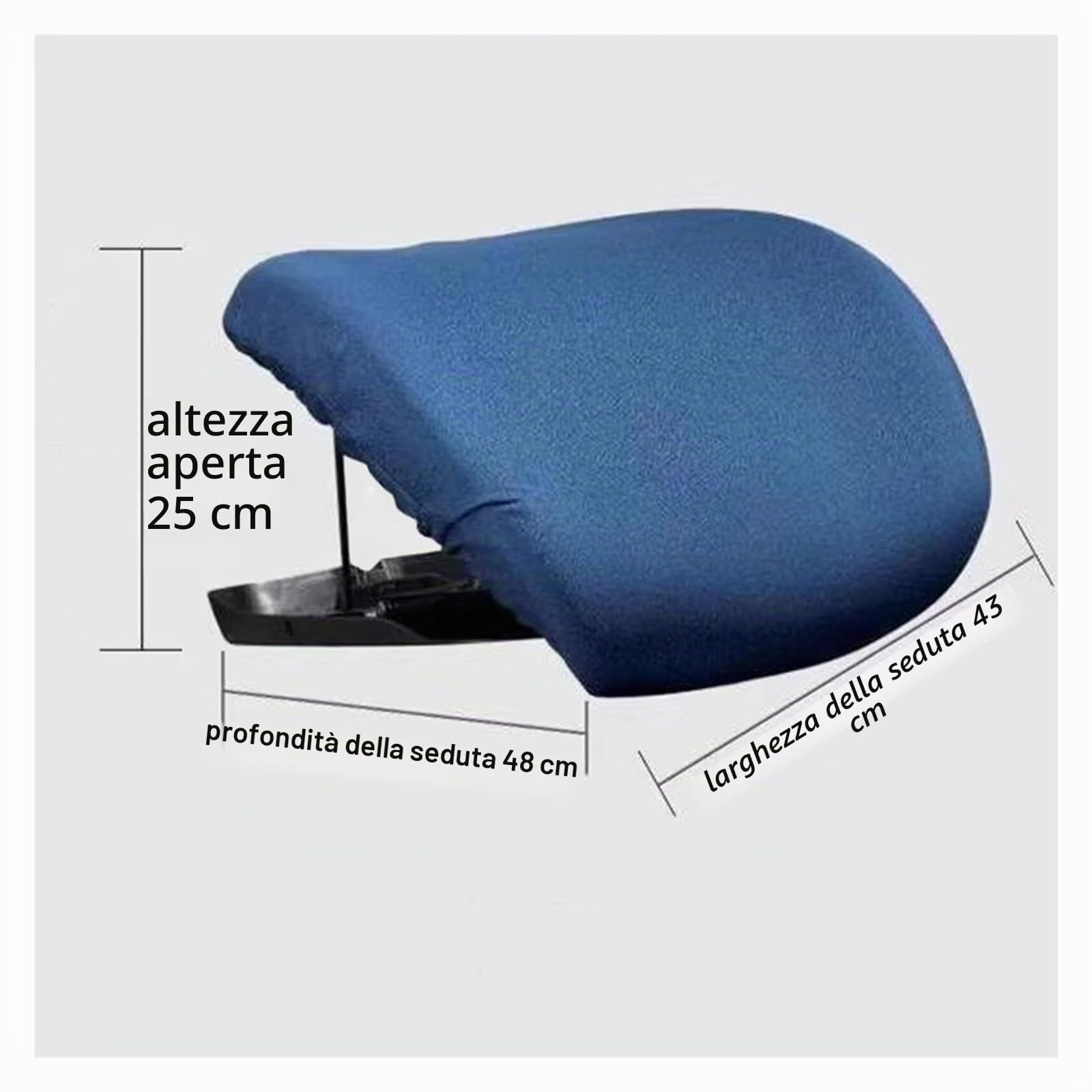 Cuscino Sollevatore Elettrico/Automatico per Anziani - Alzapersona da Divano con Telecomando, Portata 150 kg, Regalo Utile per Nonni