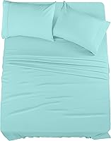 Vista 1 de Utopia Bedding Full Bed Sheets Set - 4 Piece Bedding - Brushed Microfiber - Shrinkage and Fade Resistant - Easy Care (Full, Spa Blue)